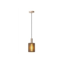 Lucide LAMBRES Hanglamp-Taupe-1xE27-40W-Alumin.