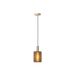 Lucide LAMBRES Hanglamp-Taupe-1xE27-40W-Alumin.