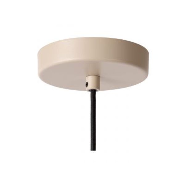 Lucide LAMBRES Hanglamp-Taupe-1xE27-40W-Alumin.