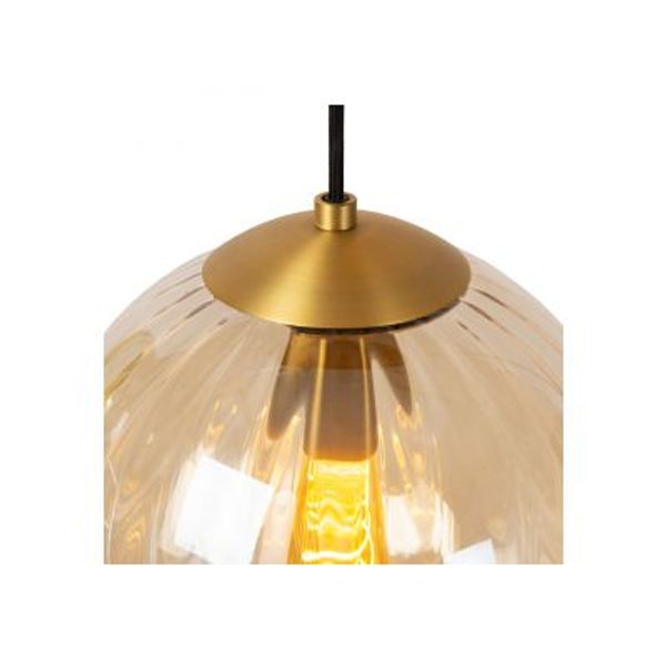 Lucide MONSARAZ Hanglamp-Groen-Ø35-3xE27-40W-Glas