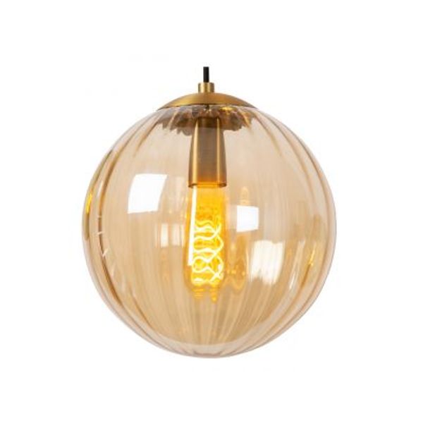 Lucide MONSARAZ Hanglamp-Groen-Ø35-3xE27-40W-Glas