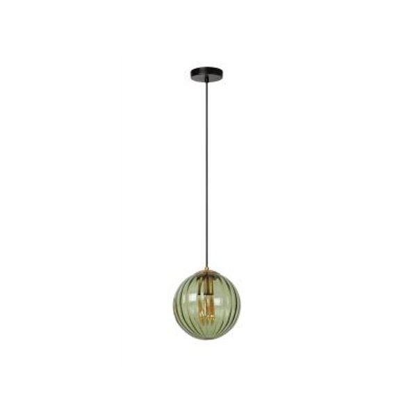 Lucide MONSARAZ Hanglamp-Groen-Ø25-1xE27-40W-Glas