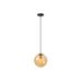 Lucide MONSARAZ Hanglamp-Amber-Ø25-1xE27-40W-Glas