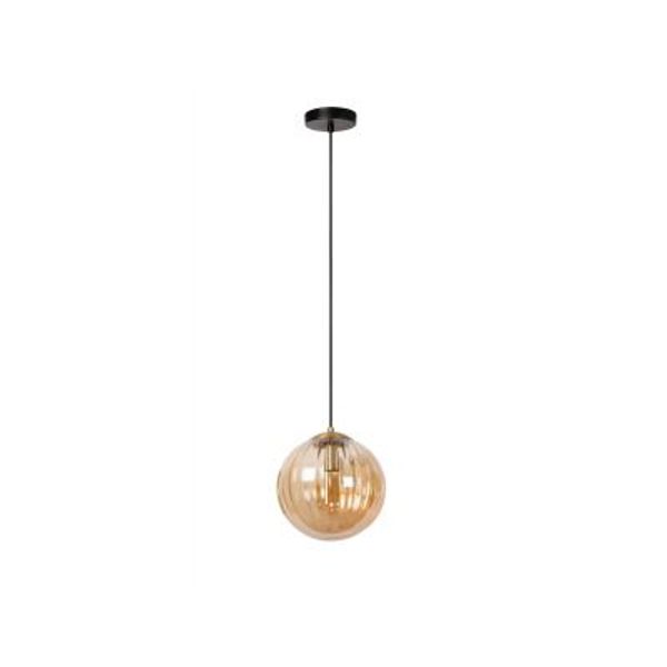 Lucide MONSARAZ Hanglamp-Amber-Ø25-1xE27-40W-Glas