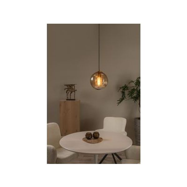 Lucide MONSARAZ Hanglamp-Amber-Ø25-1xE27-40W-Glas