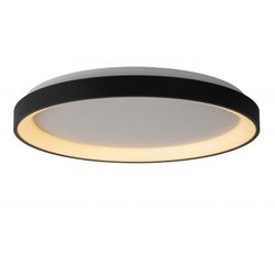 Lucide VIDAL Plafonnière-Zwart-Ø48-LED Dimb.-38W-2700K