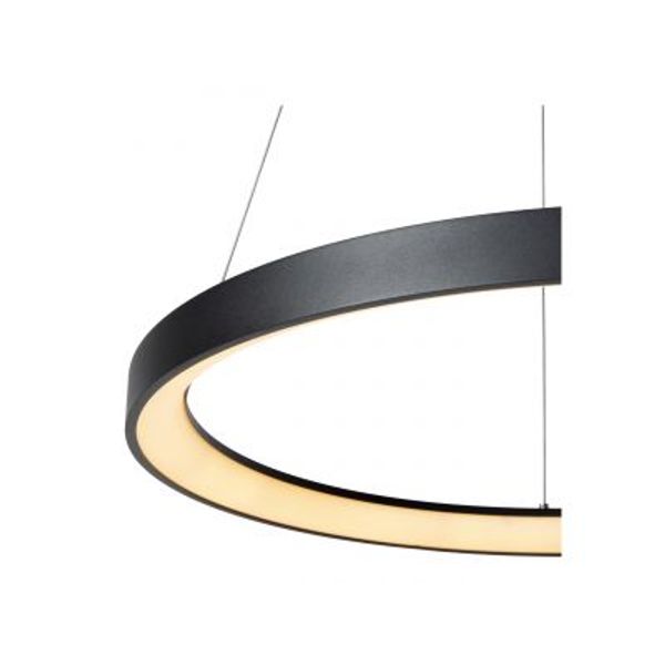 Lucide VIDAL Hanglamp-Zwart-Ø58-LED Dimb.-48W-2700K