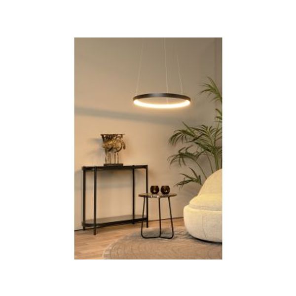 Lucide VIDAL Hanglamp-Zwart-Ø58-LED Dimb.-48W-2700K