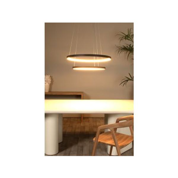 Lucide VIDAL Hanglamp-Zwart-Ø78-LED Dimb.-92W-2700K