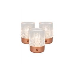 Lucide LILI Tafellamp-Mat Go.-Ø8-LED Dimb.-3W-2700K/3000K