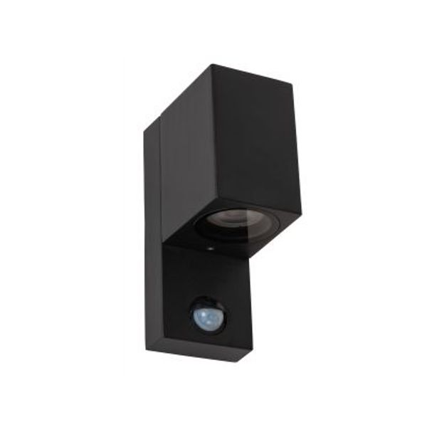 Lucide ZARO IR Wandspot Buiten-Zwart-1xGU10-7W-IP65