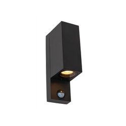 Lucide ZARO IR Wandspot Buiten-Zwart-2xGU10-7W-IP65