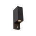 Lucide ZARO IR Wandspot Buiten-Zwart-2xGU10-7W-IP65