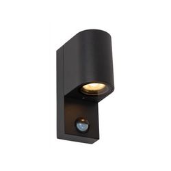 Lucide ZARO IR Wandspot Buiten-Zwart-1xGU10-7W-IP65