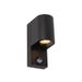 Lucide ZARO IR Wandspot Buiten-Zwart-1xGU10-7W-IP65