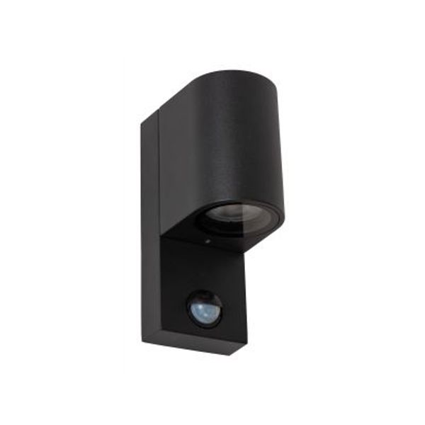 Lucide ZARO IR Wandspot Buiten-Zwart-1xGU10-7W-IP65