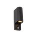 Lucide ZARO IR Wandspot Buiten-Zwart-2xGU10-7W-IP65