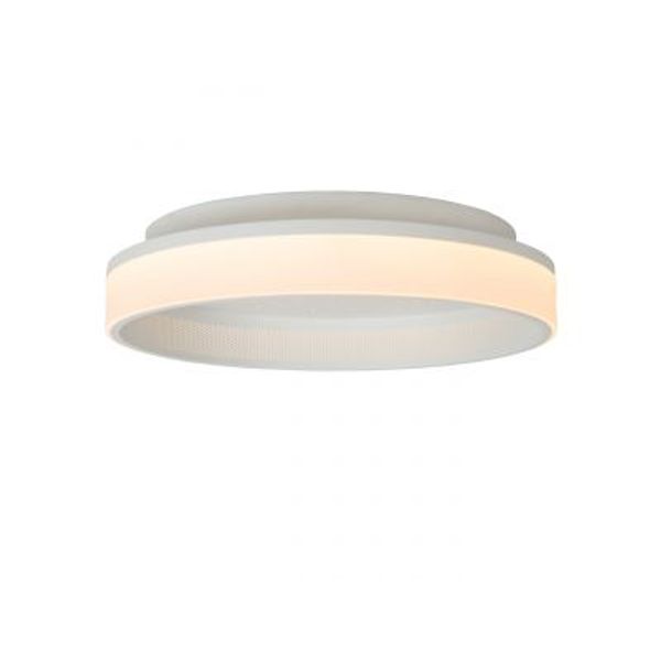 Lucide ESTREJA Plafonnière-Wit-Ø40-LED Dimb.-40W