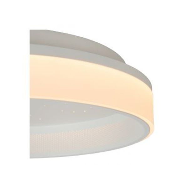 Lucide ESTREJA Plafonnière-Wit-Ø40-LED Dimb.-40W