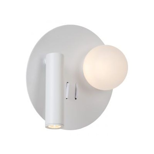 Lucide MATIZ Bedlamp-Wit-LED-3,7W-3000K