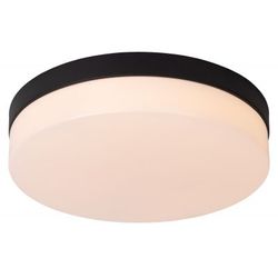 Lucide BISKIT Plafonnière Badk.-Zwart-Ø28-LED-18W-2700K