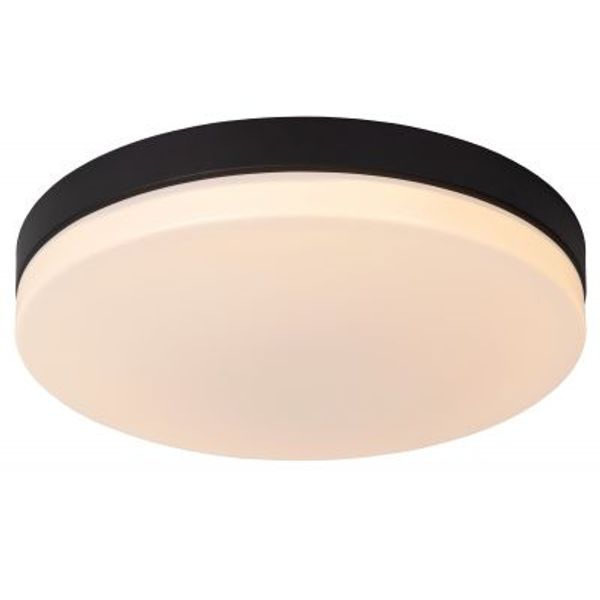 Lucide BISKIT Plafonnière Badk.-Zwart-Ø40-LED-36W-2700K