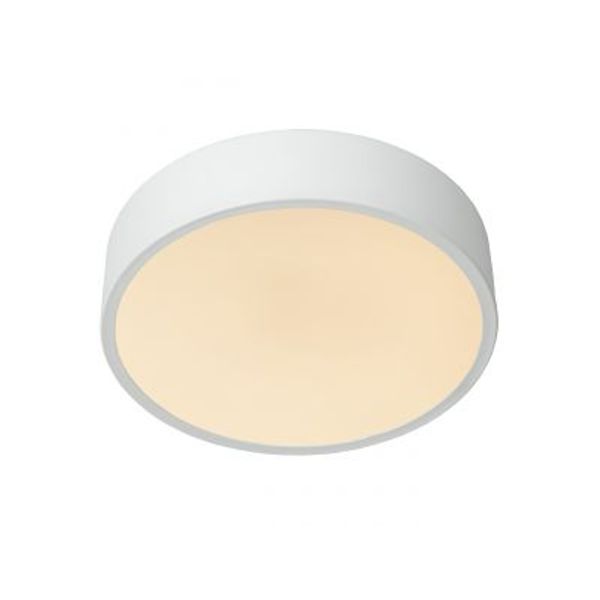 Lucide UNAR Plafonnière-Wit-Ø20-LED Dimb.-12W-2700K