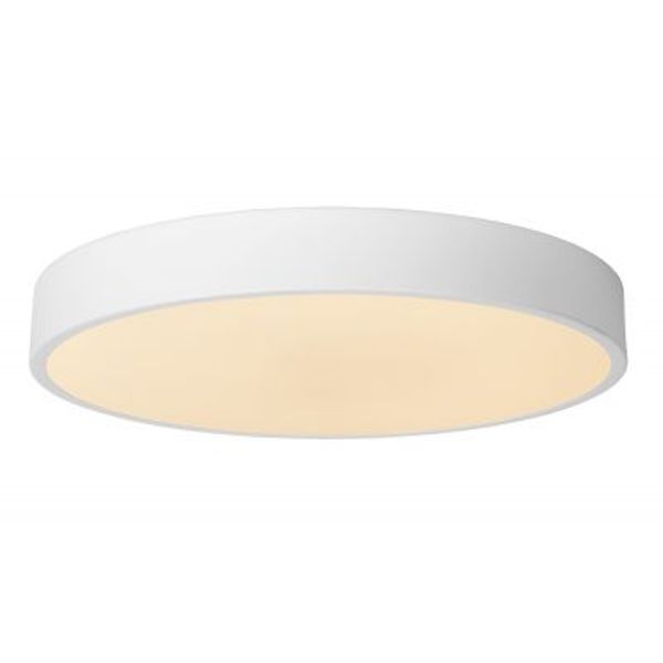 Lucide UNAR Plafonnière-Wit-Ø39,5-LED Dimb.-24W-2700K