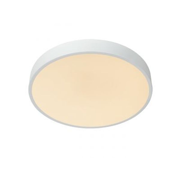 Lucide UNAR Plafonnière-Wit-Ø39,5-LED Dimb.-24W-2700K