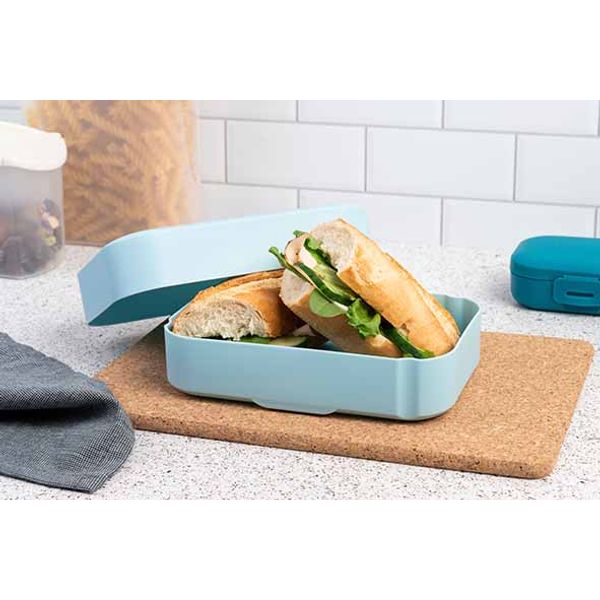 DBP Amuse Lunchbox Medium Blauw 18,5x12,5xh5cm