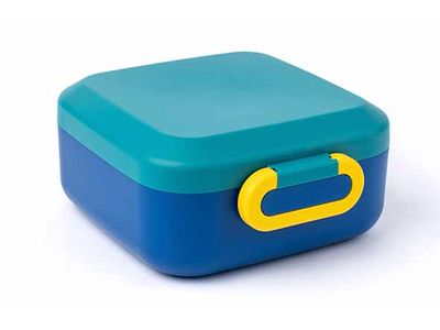 Rikko Lunchbox Midnight Lagoon 16,7x16,7 Xh8,1cm - Divider- 2x Snackbox