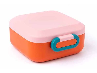 Rikko Lunchbox Poppy Flamingo 16,7x16,7x H8,1cm - Divider- 2x Snackbox