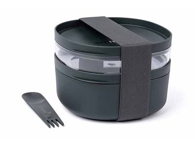 Tripp Voorraaddoos Duo 500ml+800ml Charcoal D15,7xh11cm