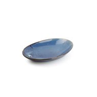 Nova Diep bord 30x21xH3,7/5,5cm blauw 