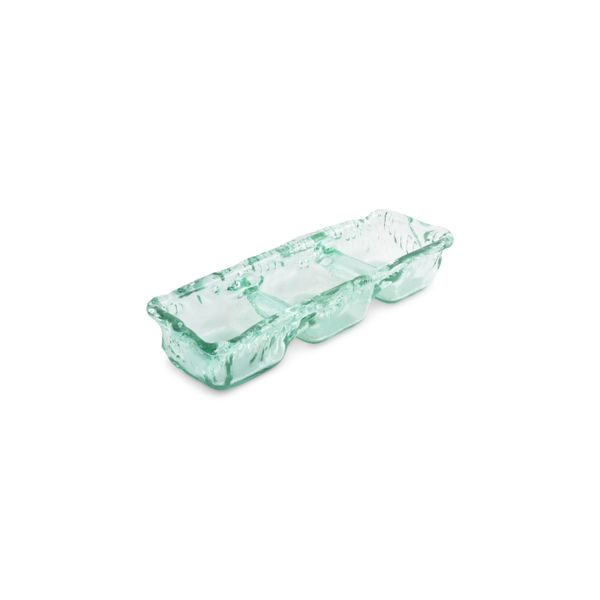 F2D Ecovitra Serveerschaal 32x10xH5,5cm 3 delen green