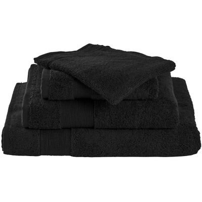 Handdoek Home Collection Black  Livello Home