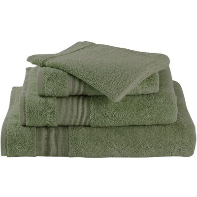 Handdoek Home Collection Green  Livello Home