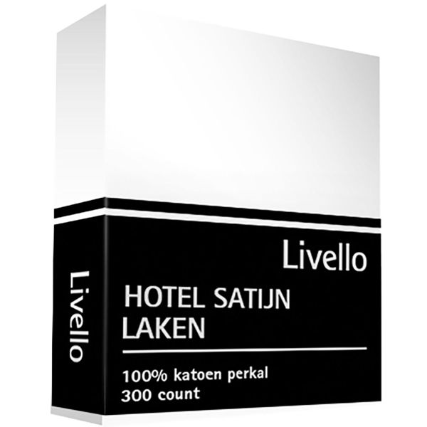 Livello Home Hotel Laken Satijn White 160x270