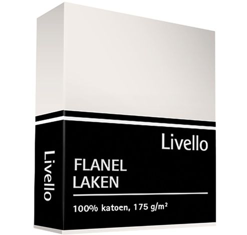 Laken Flanel Ecru 160x270  Livello Home