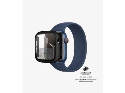 3664 ScreenProtector Full Body Apple Watch Series 7 45mm - Zwart