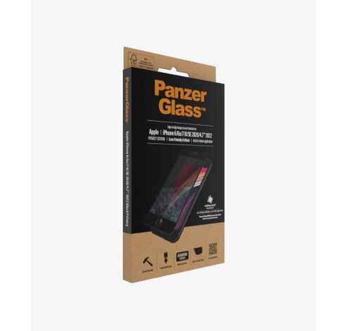 2679 ScreenProtector Edge-to-Edge Apple iPhone 6 | 6s | 7 | 8 | SE 2020/2022 - Zwart  PanzerGlass