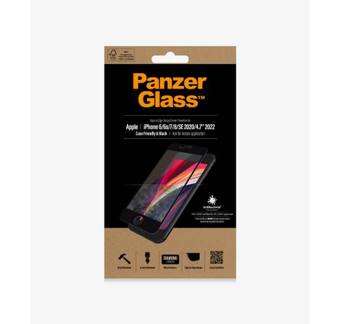 Panzerglass APPLE IPHONE 6/6S/7/8/SE BLK  PanzerGlass