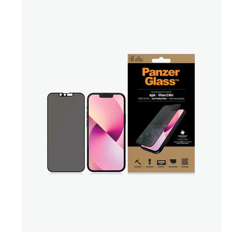 PROP2744 Screenprotector iPhone 13 Mini Zwart Privacy  PanzerGlass