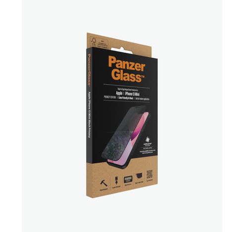 PROP2744 Screenprotector iPhone 13 Mini Zwart Privacy  PanzerGlass