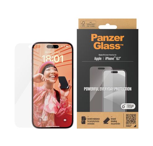 Classic Fit Apple iPhone 15  PanzerGlass