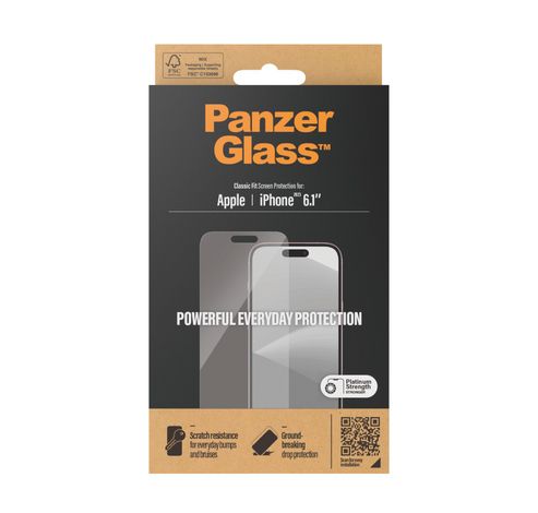 Classic Fit Apple iPhone 15  PanzerGlass