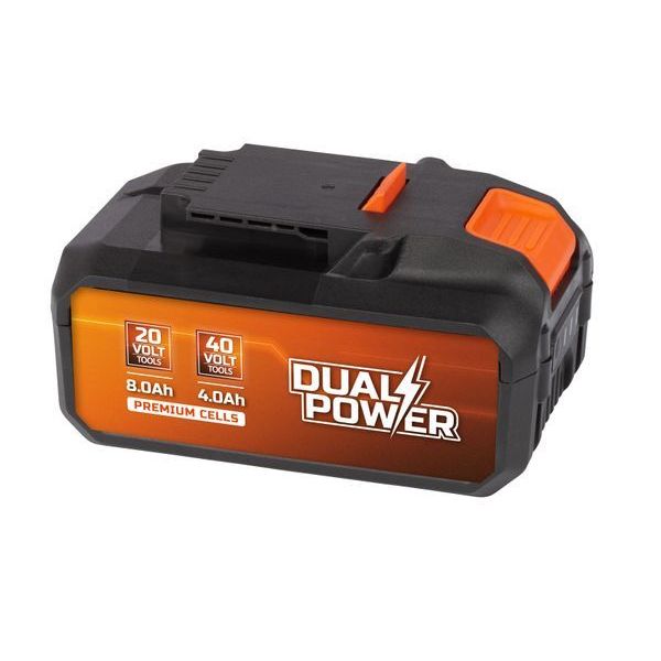 Powerplus BATTERIJ 2X20V 8.0/4.0AH (20V & 40V TOOLS) (POWDP9040)