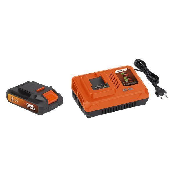 Powerplus BATTERIJ EN LADER 20V 2.0AH (20V TOOLS) (POWDP9062)