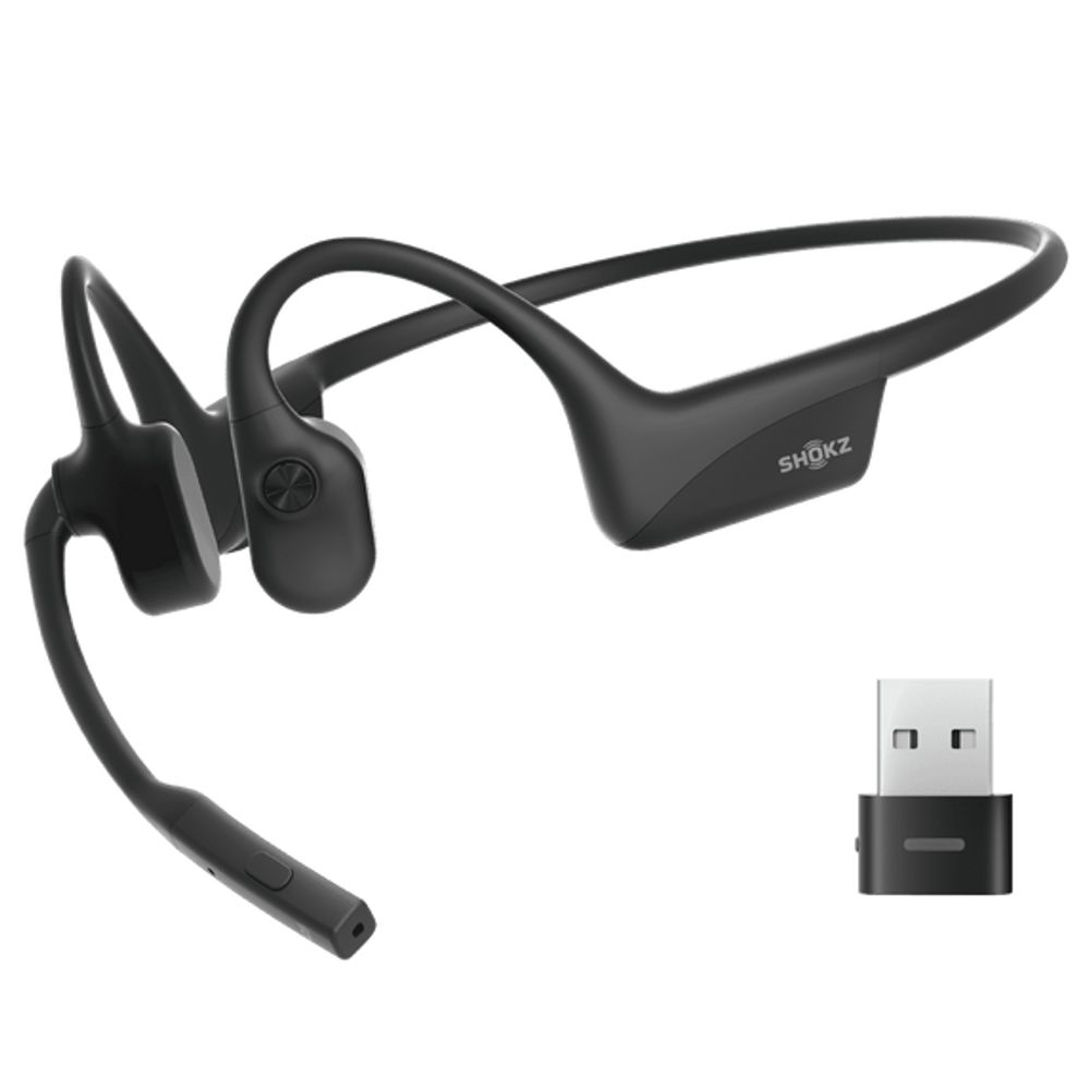 Aftershokz Hoofdtelefoon - oortjes OpenComm2 Black C110ANBK