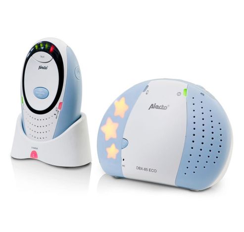 Full Eco DECT babyfoon, wit/blauw  Alecto